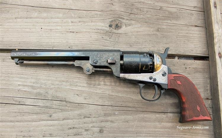 Black Powder Revolvers Colt Navy 1851 YAL44STDLLC .44 Pietta