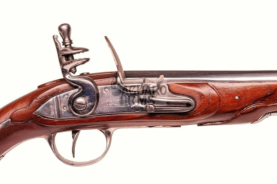 Francuski pistolet czarnoprochowy marynarki 1733