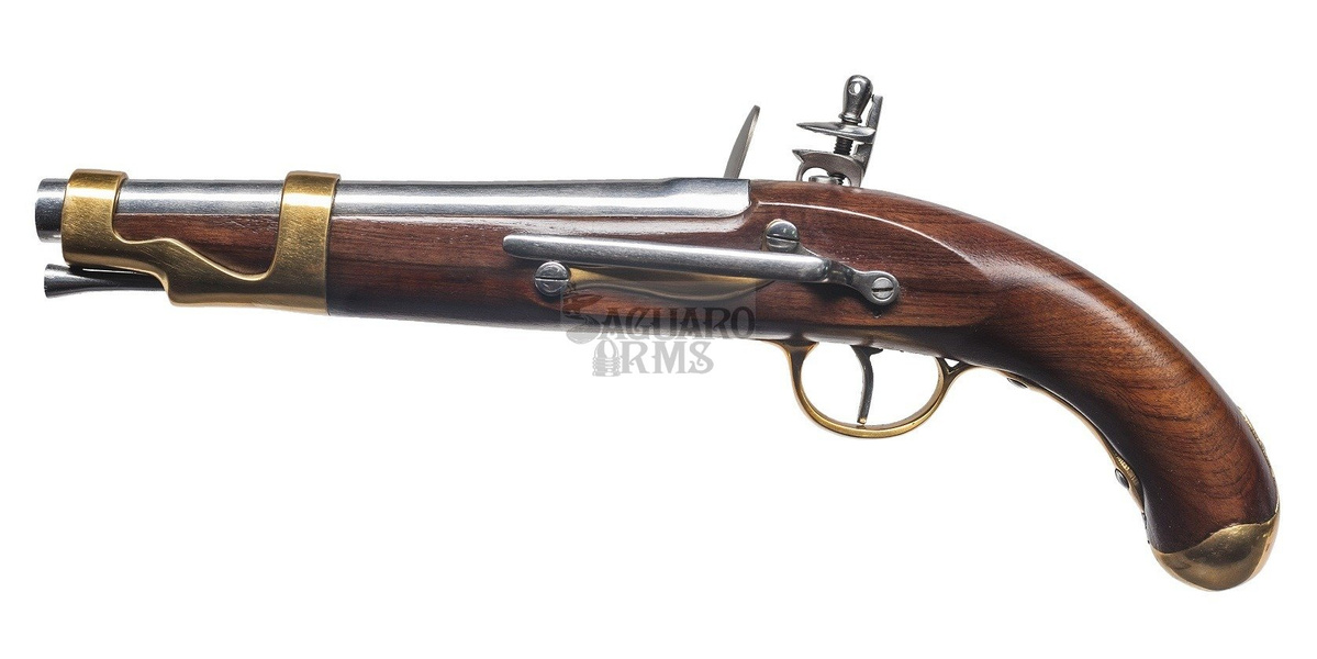 Francuski pistolet skałkowy 1766