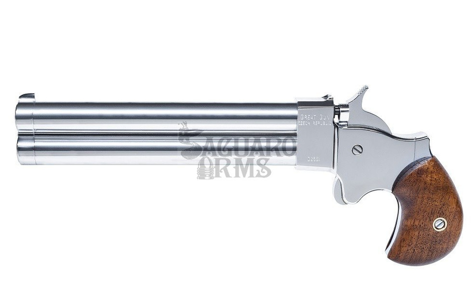 Pistolet czarnoprochowy Derringer .45 6" chrom