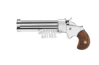 Pistolet czarnoprochowy Derringer 9mm 4" chrom