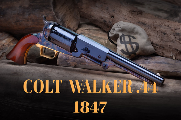 Rewolwer czarnoprochowy Colt Walker 1847 .44 (0020) Uberti