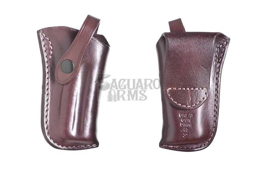 Leather holster Derringer Dimini 3,0'' loop Great Gun