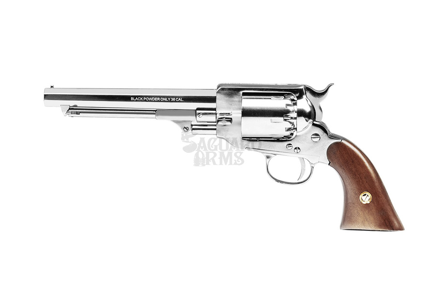 Black Powder Revolver Spiller&Burr Nickel .36 Pietta SPBN36