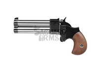 Pistolet czarnoprochowy Derringer 9mm 3" lufy INOX