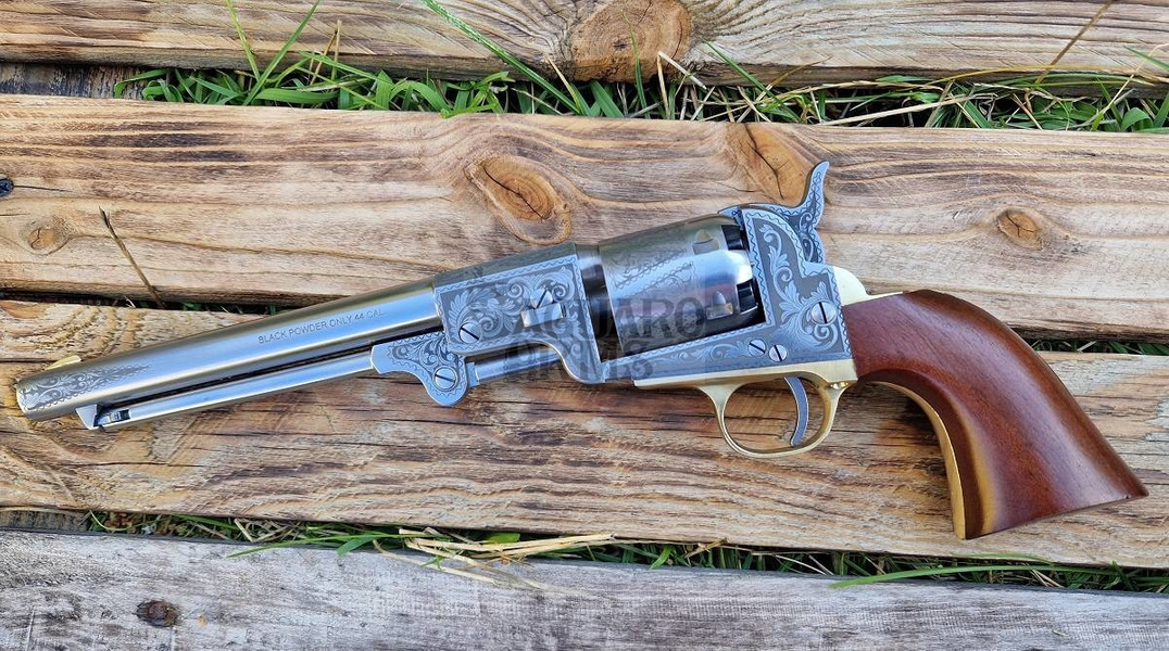 Black Powder Revolver Dance&Brother .44 engraved DAN44B/LE