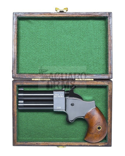 Pistolet czarnoprochowy Derringer .45 2,5" rama chrom