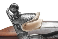 Leather flint clamp