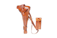 Western brown left holster