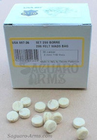 Przybitki filcowe 3 mm kal. .36 USA097-36