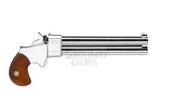 Pistolet czarnoprochowy Derringer 9mm 5" chrom