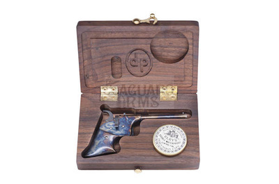 Kolekcjonerski Pistolet Derringer Rider 4,5mm w skrzyni drewnianej