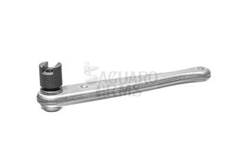 Ratcheting nipple wrench- pistol, rifle