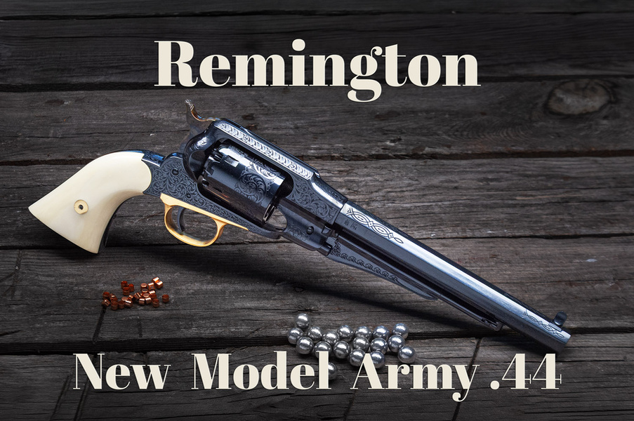 Black Powder Revolvers Remington New Model Army 0107- GRAWER