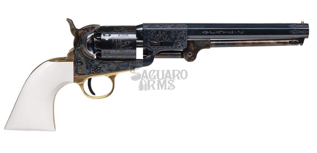 Black Powder Revolvers Colt Navy Yank Civilian YANDL36/WHSP Pietta