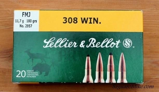 Ammunition 308 Win FMJ, 20 pcs