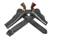 Pas czarny M western 86-100 cm