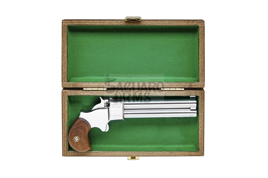 Pistolet czarnoprochowy Derringer 9mm 4" chrom