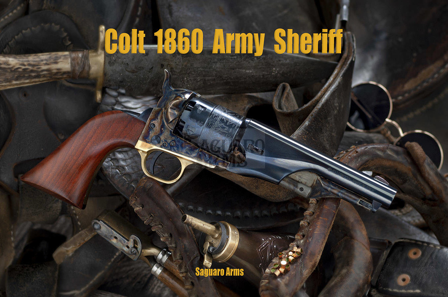 Black Powder Revolvers Colt 1860 Army Sheriff  CSA44 Pietta