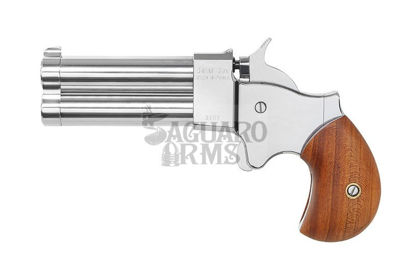 Pistolet czarnoprochowy Derringer .45 3"  chrom