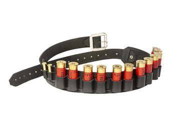 Cowboy shotgun belt black 95-125cm