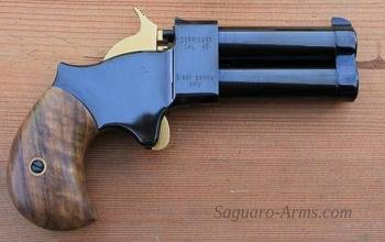 Pistolet czarnoprochowy Derringer .45 2,5"  TiN
