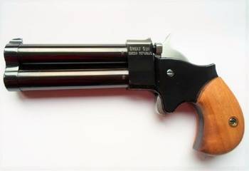 Pistolet czarnoprochowy Derringer .45 3,0" spust , kurek chrom