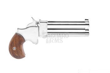 Pistolet czarnoprochowy Derringer.54 4,5" chrom