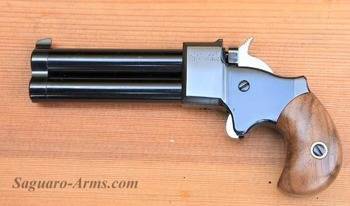 Pistolet czarnoprochowy Derringer 9mm 3"kurek chrom