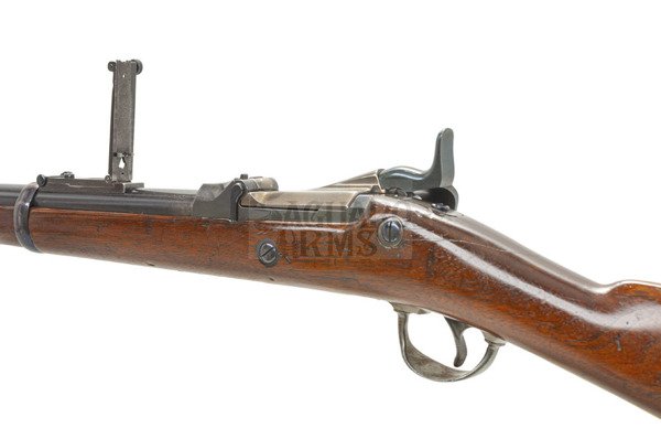 ORYGINALNY czarnoprochowy Springfield Trapdoor Carbine 1877 45-70Gov