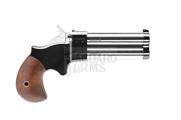 Pistolet czarnoprochowy Derringer .45 3,0" INOX lufa kurek spust
