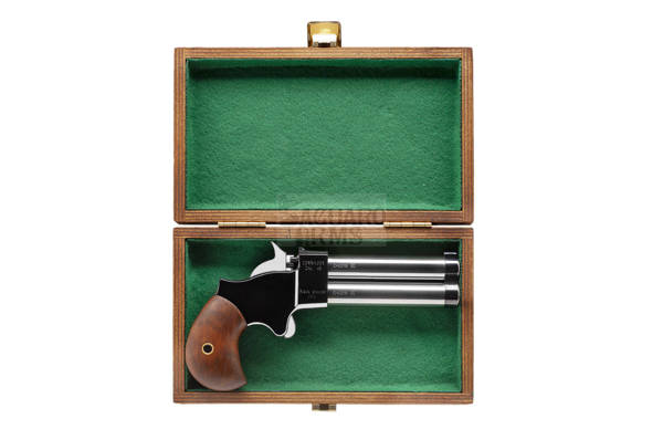 Pistolet czarnoprochowy Derringer .45 3,5" INOX lufa kurek spust