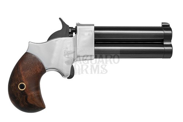 Pistolet czarnoprochowy Derringer .45 3,5" rama chrom