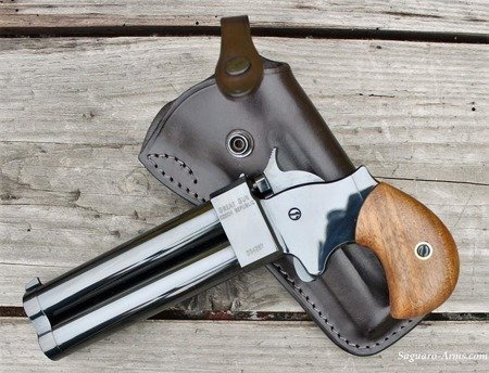 Pistolet czarnoprochowy Derringer.54 4,5" chrom