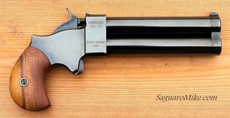 Pistolet czarnoprochowy Derringer .54  .4,5" czarny
