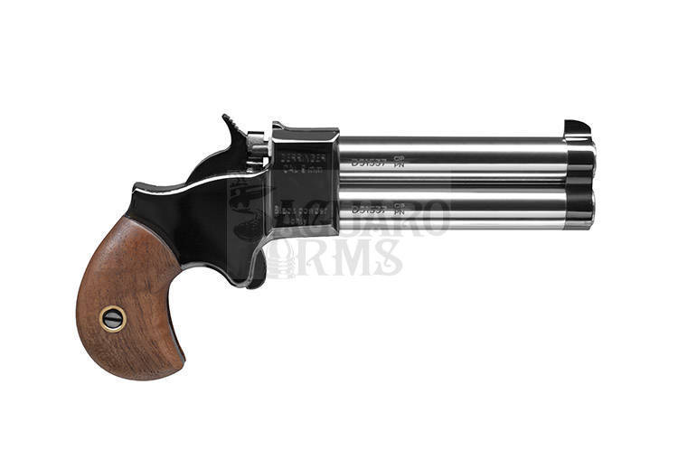 Pistolet czarnoprochowy Derringer 9mm 3" lufy INOX