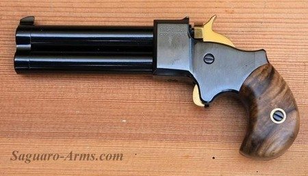 Pistolet czarnoprochowy Derringer 9mm 3"kurek TiN