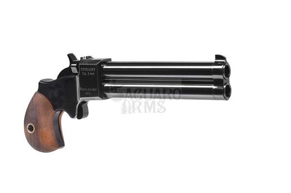 Pistolet czarnoprochowy Derringer 9mm 4,0" czarny
