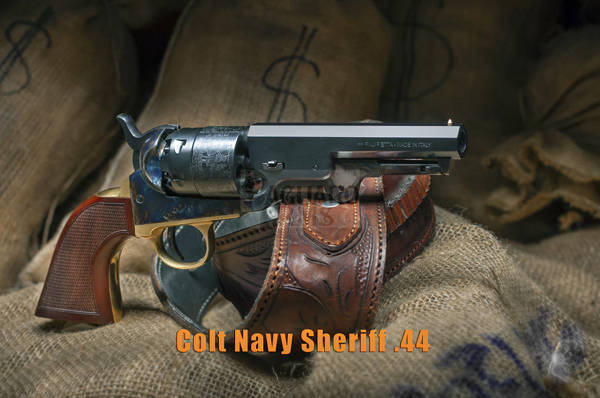 Rewolwer czarnoprochowy Colt Navy Sheriff YAS44LC Pietta