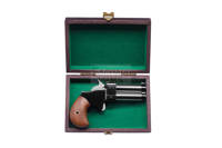 Pistolet czarnoprochowy Derringer .45 2,5" INOX lufa kurek spust